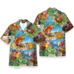Turkey Happy Thanksgiving Hawaiian Shirt