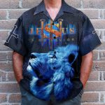 Way Maker Blue Lion Hawaiian Shirt