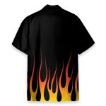 Hot Rod Flame Stencils Cosplay Costume Hawaiian Shirt & Beach Shorts