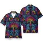 Hippie Mandala Dragonfly Hawaiian Shirt