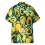 Hello Summer, Avocado And Lemon Fruits Hawaiian Shirt & Beach Shorts