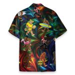 Neon Bigfoot Tropical Men'S Button'S Up Shirts Hawaiian Shirt
