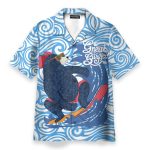 Funny Greart Surfer Surfing Bear Hawaiian Shirt