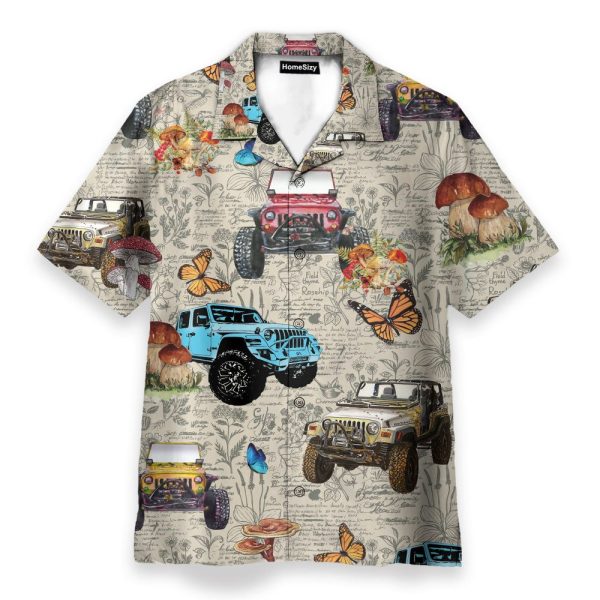Amazing Insect With Jeep Cars Hawaiian Shirt