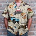 Amazing Insect With Jeep Cars Hawaiian Shirt