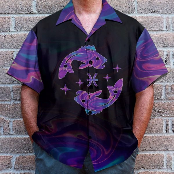 Amazing Pisces Horoscope Funny Button'S Up Shirts Hawaiian Shirt