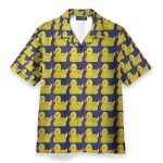 How I Met Your Mother Ducky Tie Pattern Cosplay Costume Hawaiian Shirt & Beach Shorts