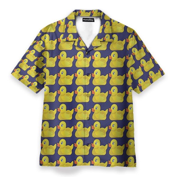 How I Met Your Mother Ducky Tie Pattern Cosplay Costume Hawaiian Shirt & Beach Shorts