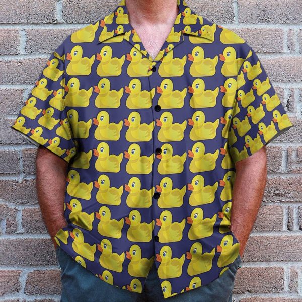 How I Met Your Mother Ducky Tie Pattern Cosplay Costume Hawaiian Shirt & Beach Shorts