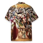 Templar Knight Men'S Button'S Up Shirts Hawaiian Shirt