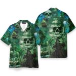 Mystery Of Ghost Ship Men'S Button'S Up Shirts Hawaiian Shirt
