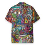 Colorful Mushroom Vision Hippie Hawaiian Shirt