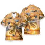 Air Force Mcdonnell Douglas F-15 Eagle Hawaiian Shirt