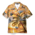 Air Force Mcdonnell Douglas F-15 Eagle Hawaiian Shirt