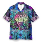 Hippie Mandala Elephant Hawaiian Shirt