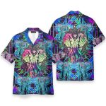 Hippie Mandala Elephant Hawaiian Shirt