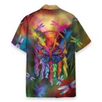 Watercolor Dragonfly And Dreamcatcher Hawaiian Shirt