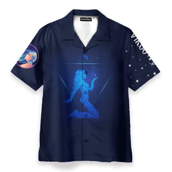 Virgo Horoscope Funny Button'S Up Shirts Hawaiian Shirt