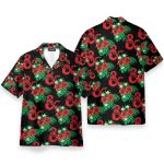 Dungeons And Dragons Game Men'S Button'S Up Shirts Hawaiian Shirt & Beach Shorts