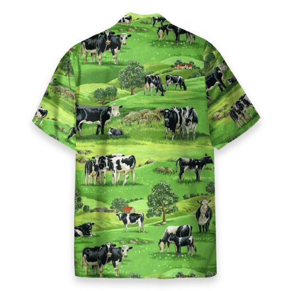 Dairy Cow On Grass Valley Hawaiian Shirt & Beach Shorts