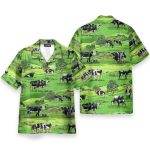 Dairy Cow On Grass Valley Hawaiian Shirt & Beach Shorts