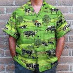 Dairy Cow On Grass Valley Hawaiian Shirt & Beach Shorts
