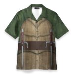 Raphael Raph Tmnt Cosplay Costume Hawaiian Shirt