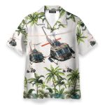 United States Army Huey Helicopter Hawaiian Shirt