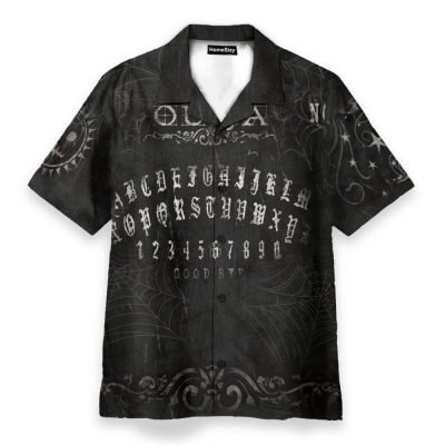 Wicca Ouija Board Men'S Button'S Up Shirts Hawaiian Shirt & Beach Shorts