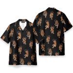 Three Tigers Partern Chinese Style Hawaiian Shirt & Beach Shorts