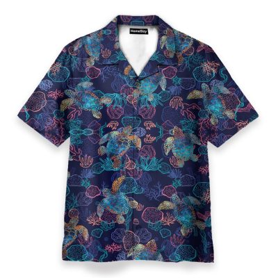 Ocean World Men'S Button'S Up Shirts Hawaiian Shirt