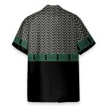 Mix Celtic Patterns Green Men'S Button'S Up Shirts Hawaiian Shirt