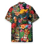Tiki Tiki Awesome Men'S Button'S Up Shirts Hawaiian Shirt
