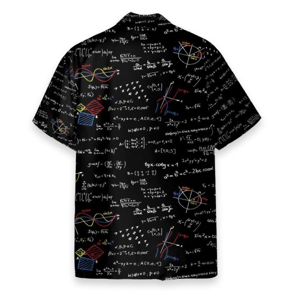 Geometry Science Men'S Button'S Up Shirts Hawaiian Shirt & Beach Shorts