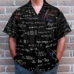 Geometry Science Men'S Button'S Up Shirts Hawaiian Shirt & Beach Shorts