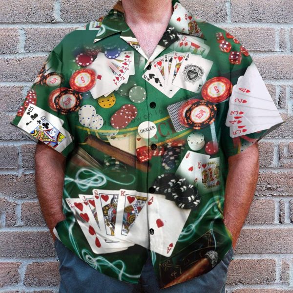 Poker Take The Risk Of Loose Hawaiian Shirt