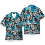 Motorcycles Once A Biker Hawaiian Shirt