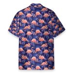 Flamingo Bird Tropical Flowers Hawaiian Shirt & Beach Shorts