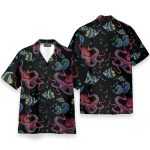 Happy Octopus Men'S Button'S Up Shirts Hawaiian Shirt & Beach Shorts