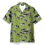 Dairy Cow On The Grass Field Hawaiian Shirt & Beach Shorts