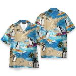 Penguin Island Funny Button'S Up Shirts Hawaiian Shirt