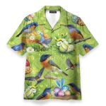 Bluebirds Happy Easter Day Hawaiian Shirt