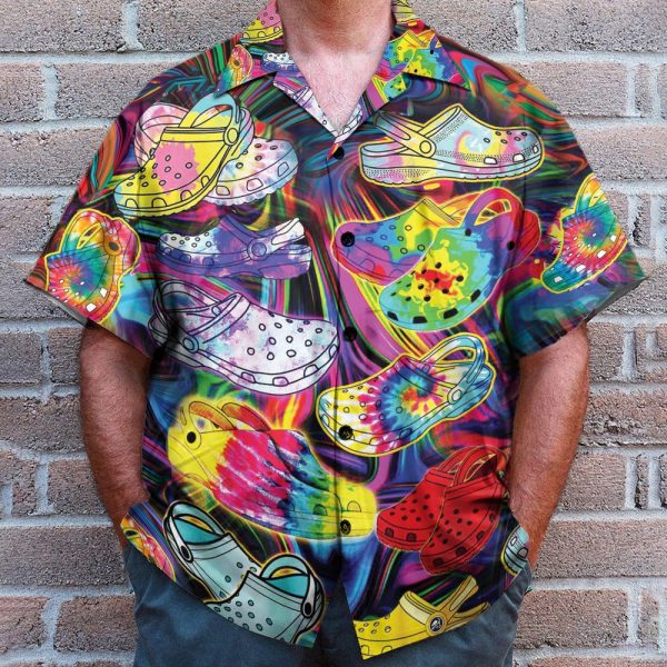 The Party Don'T Start Til I Croc In Hawaiian Shirt