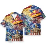 My Patriotic Heart Beats 4Th July Idependence Day Hawaiian Shirt