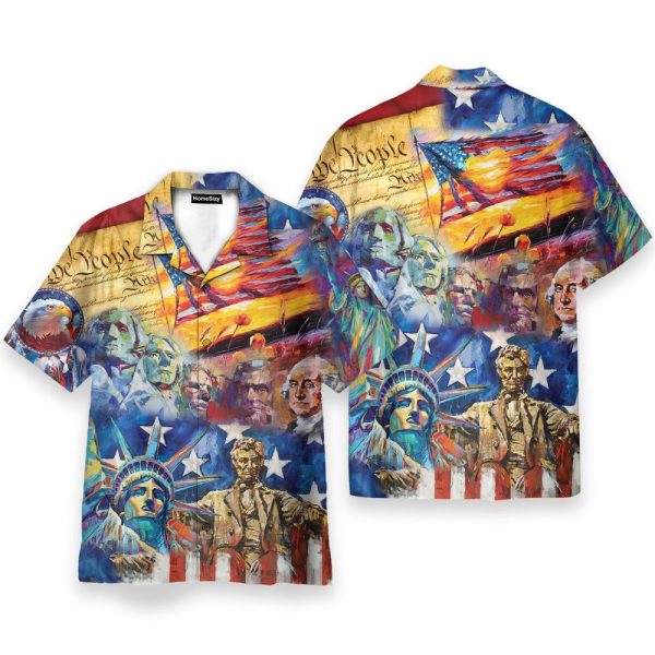 My Patriotic Heart Beats 4Th July Idependence Day Hawaiian Shirt