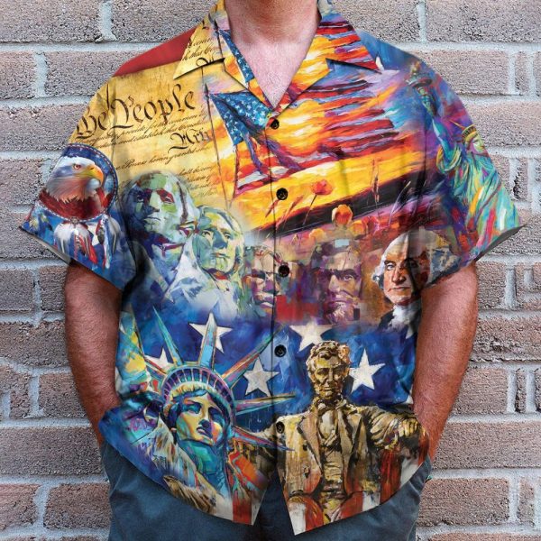 My Patriotic Heart Beats 4Th July Idependence Day Hawaiian Shirt