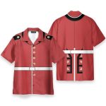 Queen'S Guard Cosplay Costume Hawaiian Shirt & Beach Shorts