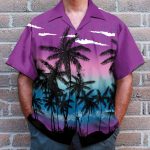 Coconut Tree On Beautiful Sunset Hawaiian Shirt & Beach Shorts