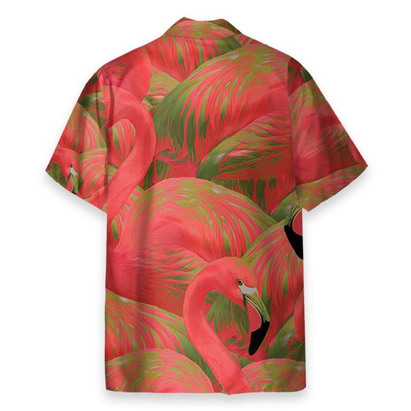 Colorful Flamingo Button'S Up Shirts Hawaiian Shirt