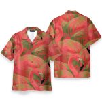 Colorful Flamingo Button'S Up Shirts Hawaiian Shirt